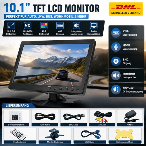 Zoll hd display - 10.1,