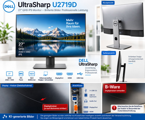 Dell ultrasharp u2719d zoll - dell,