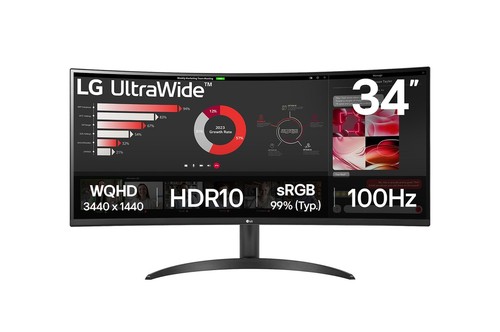 34wr50qk ultrawide - lg, 34"
